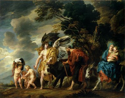 The Flight into Egypt by Jacob Jordaens